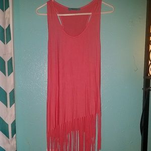 Fringed tank top